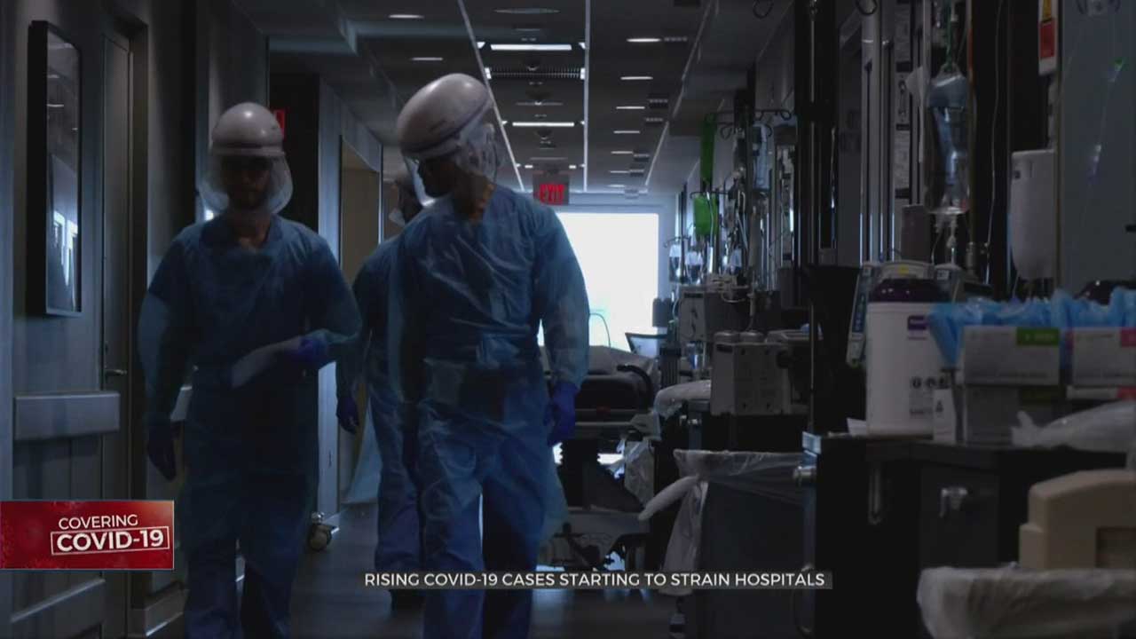 Rising COVID-19 Cases Putting Strain On Oklahoma Hospitals