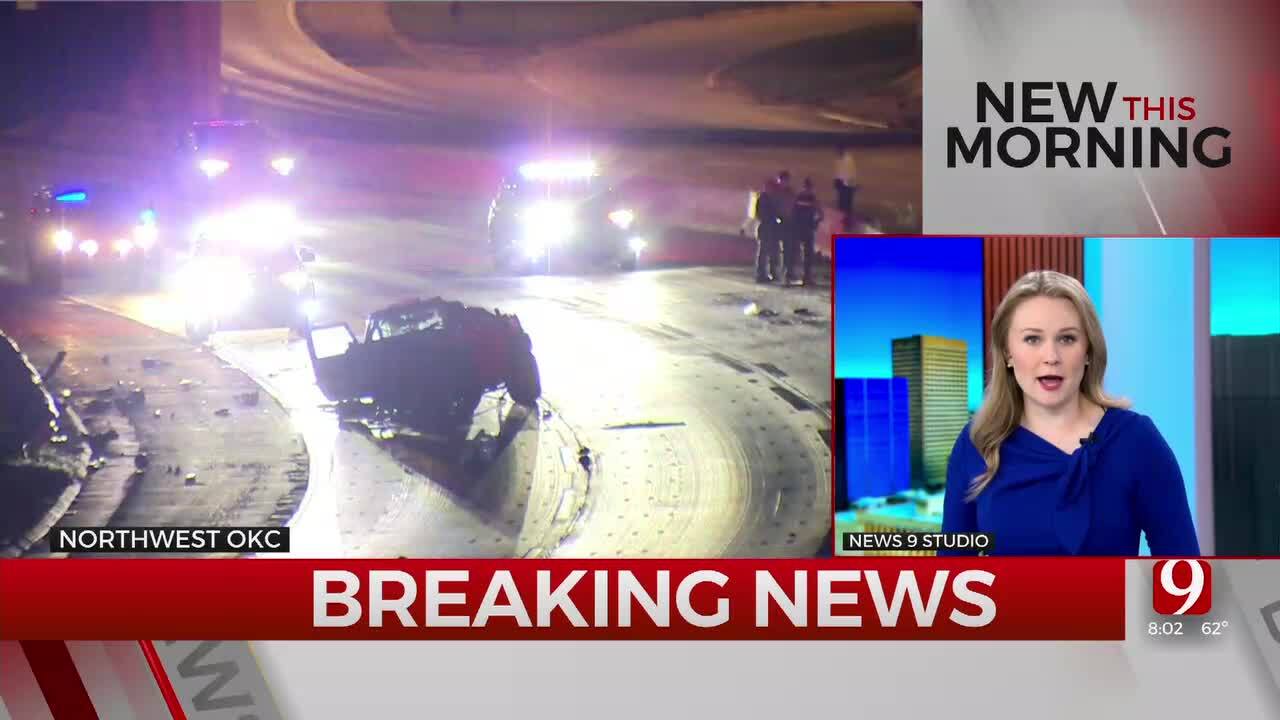 1 Killed In Early Morning Crash On I-44 In Oklahoma City
