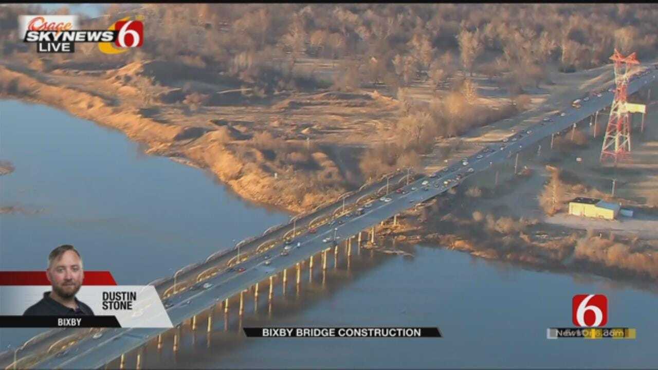 Osage SkyNews 6 HD Flies Over Bixby Bridge Construction