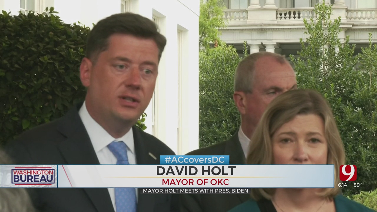 OKC Mayor Holt Among Bipartisan Group Meeting With President Biden In DC
