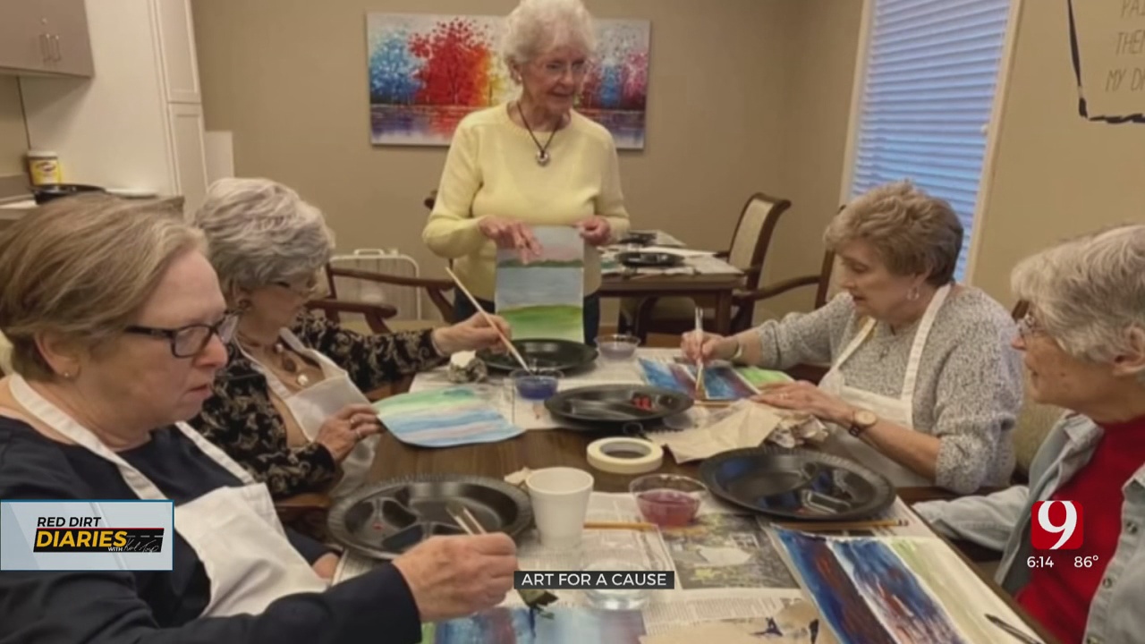 Red Dirt Diaries: 90-Year-Old Artist Paints 70 Pieces During Pandemic