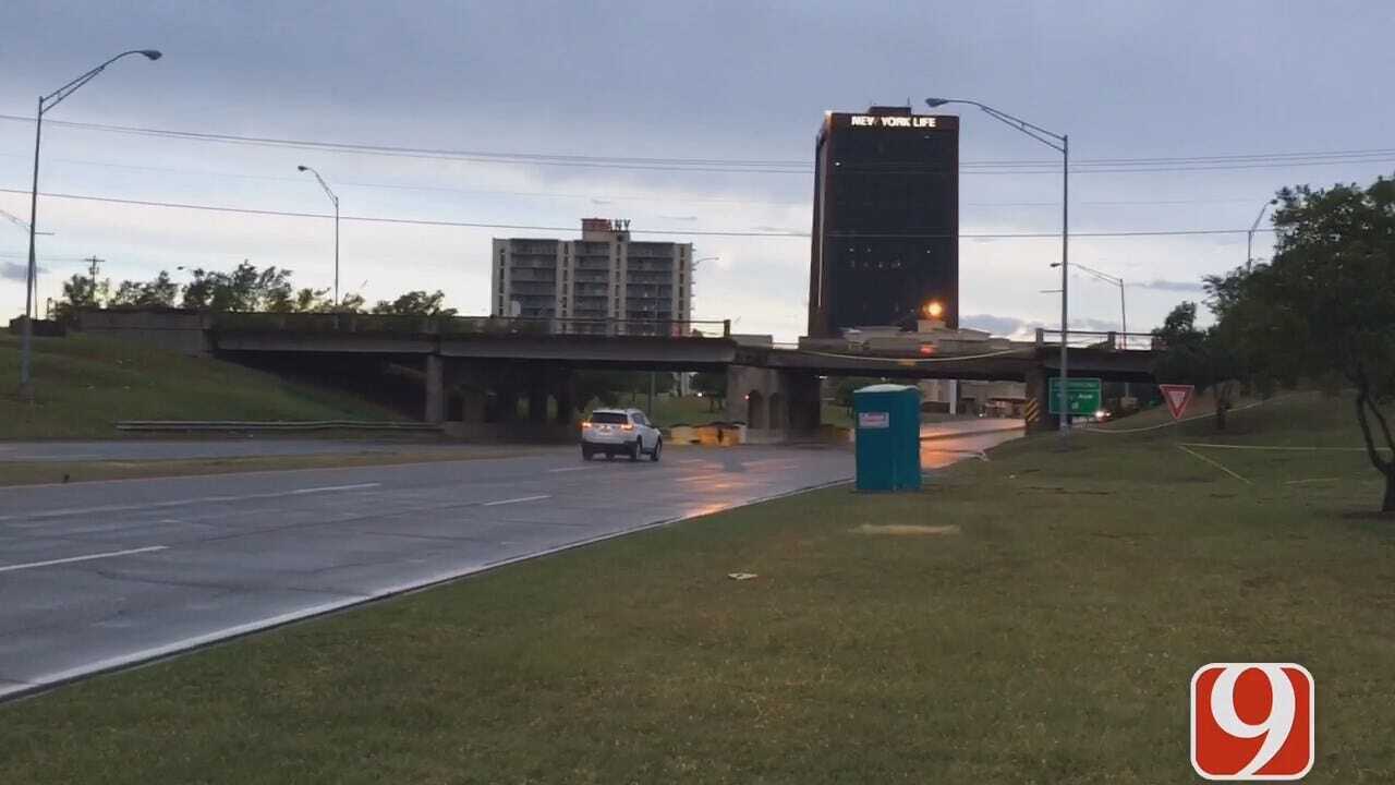 WEB EXTRA: May Ave. Bridge Remains Closed Over NW Expressway