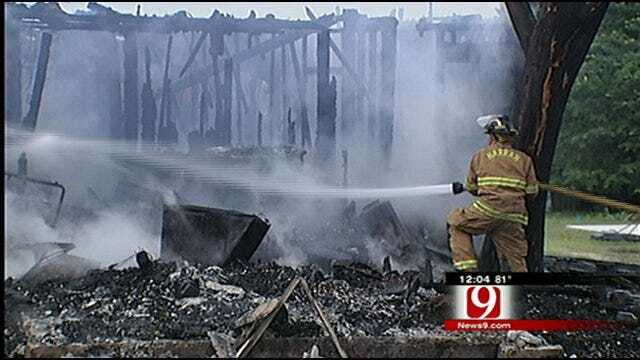Harrah Family Loses House In Tuesday Morning Fire