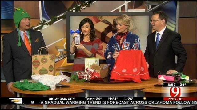 News 9 This Morning Anchors Exchange Christmas Gifts