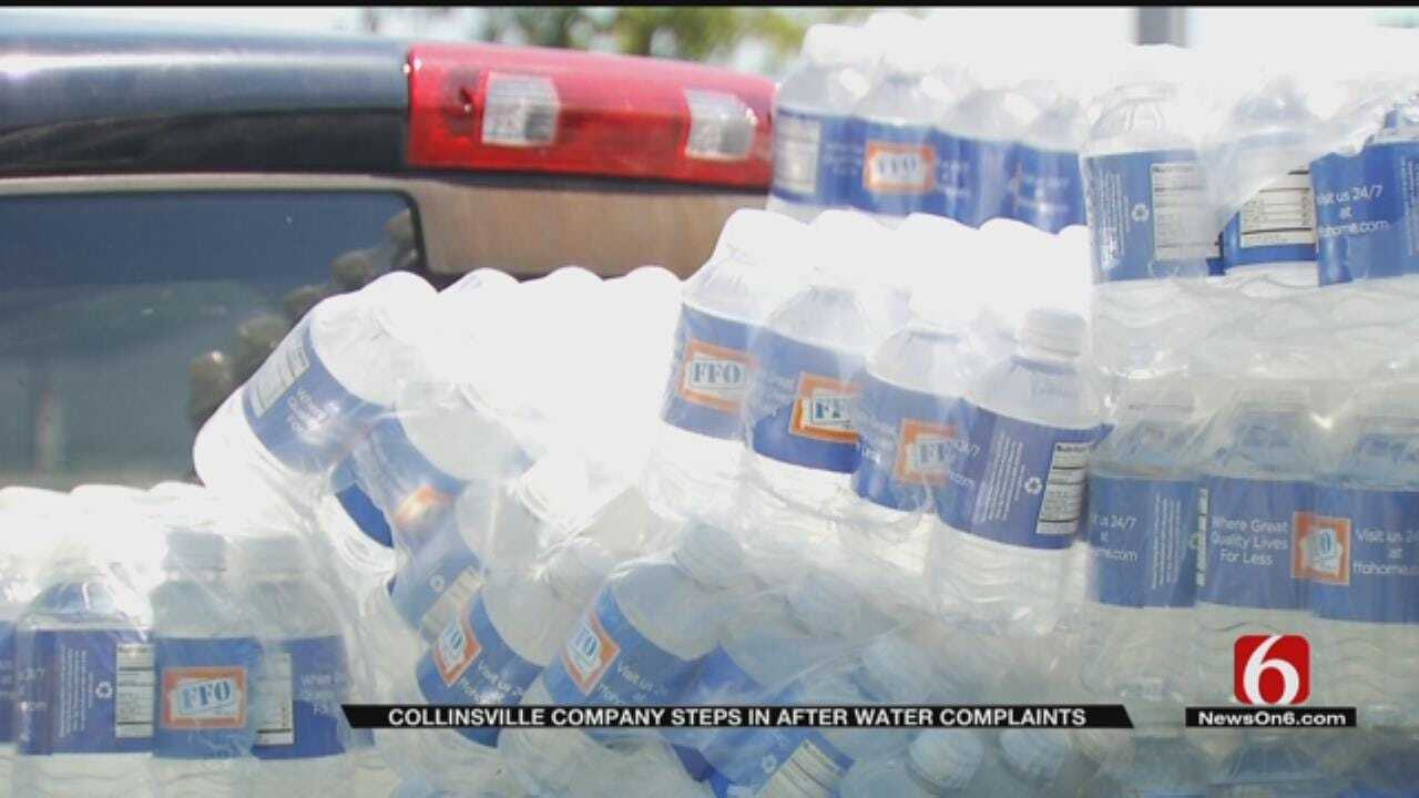 Company Donates Cases Of Water To Collinsville Residents