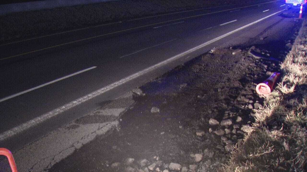 Large Potholes On I-44 In Tulsa Causing Trouble For Drivers