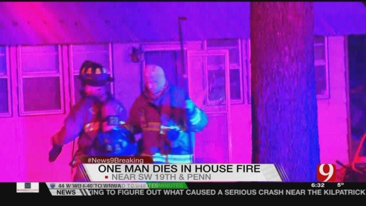 One Dead After SW OKC House Fire