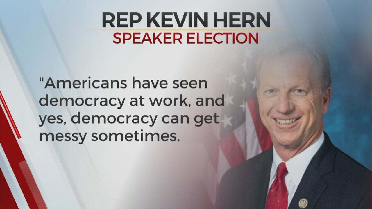 Oklahoma Representative Kevin Hern Issues Statement After McCarthy Elected As House Speaker