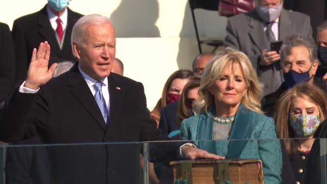 Biden Sworn In As 46th President, Declaring ‘Democracy Has Prevailed’