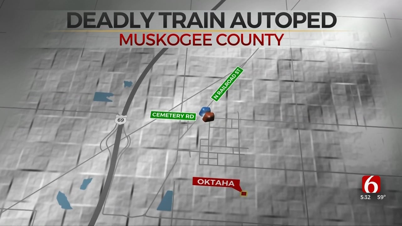 1 Killed After Train Strikes Pedestrian In Muskogee County