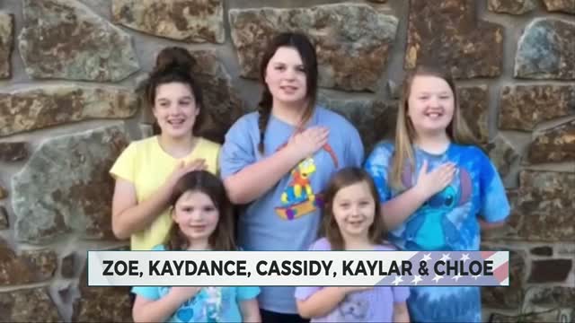 Daily Pledge: Zoe, Kaydance, Cassidy, Kaylar & Chloe