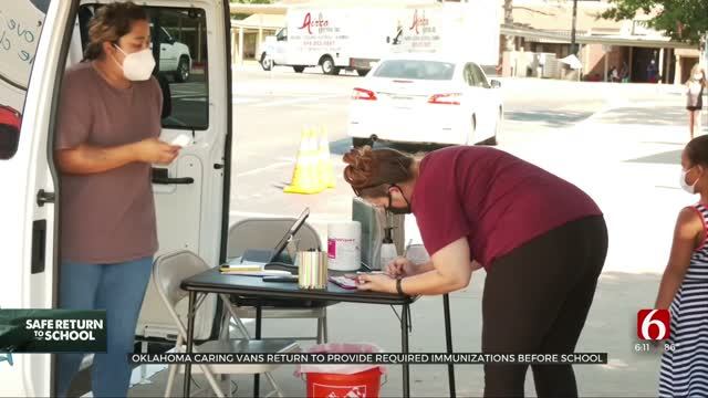 Oklahoma Caring Vans Back To Provide Free Immunizations Before School  