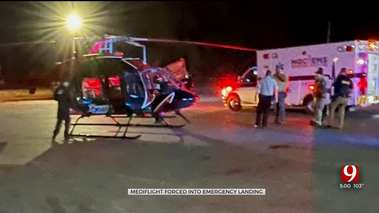 Combative Stabbing Patient Prompts Emergency Landing In McClain County