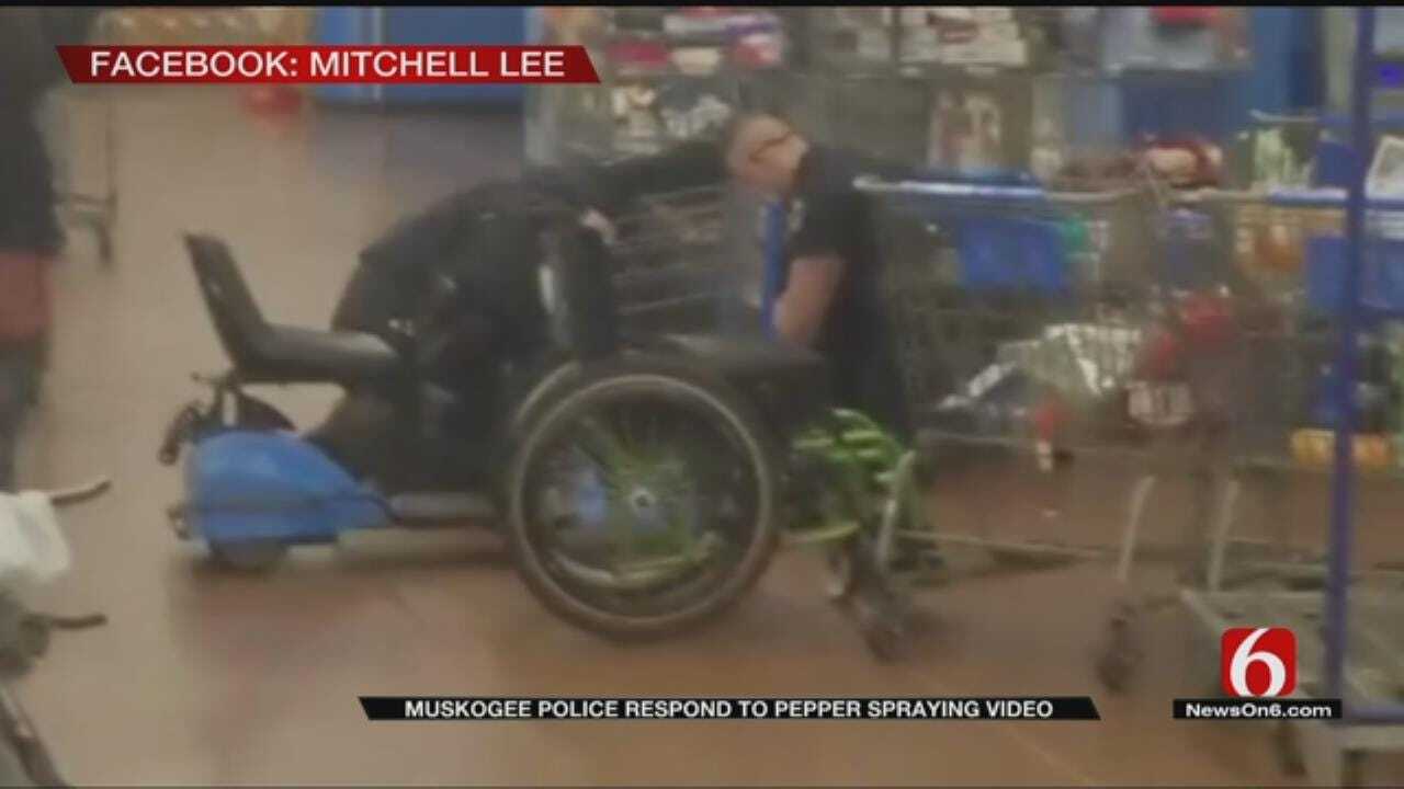 Muskogee Police Respond After Video Shows Officers Pepper Spraying Army Veteran
