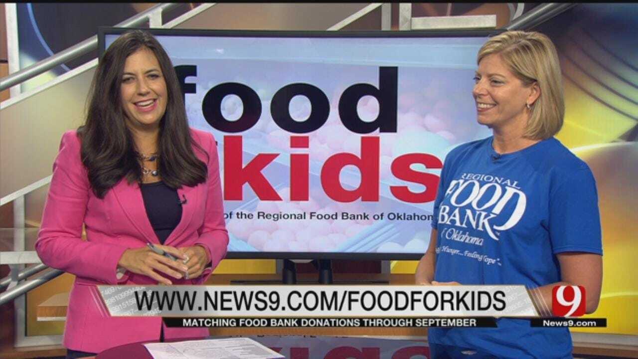 Donations To Food For Kids Being Matched Through September