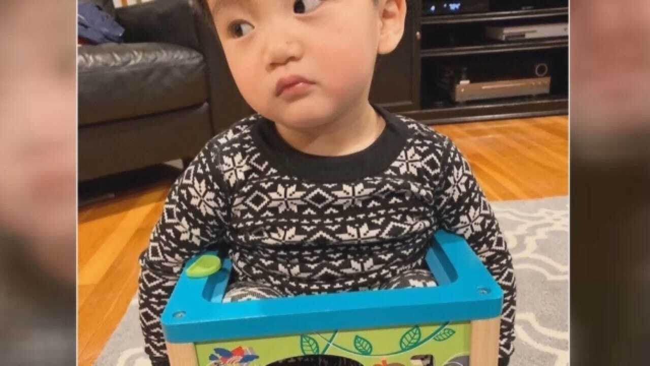 Toddler Gets Stuck In Toy, Goes Viral In Funny Photo