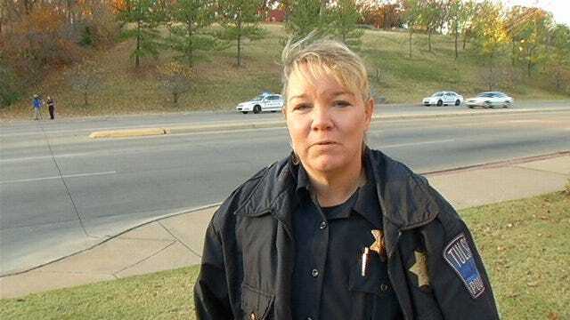 WEB EXTRA: Tulsa Police Officer Jonella Griffith Talks About Finding Elderly Woman