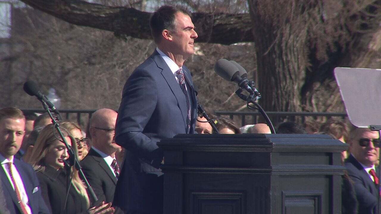 'Unleash Our State's Full Potential': Gov. Stitt Talks Education During Inaugural Address