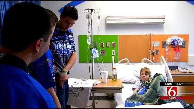 Chili Bowl Drivers Spread Cheer To Children At Tulsa Hospital
