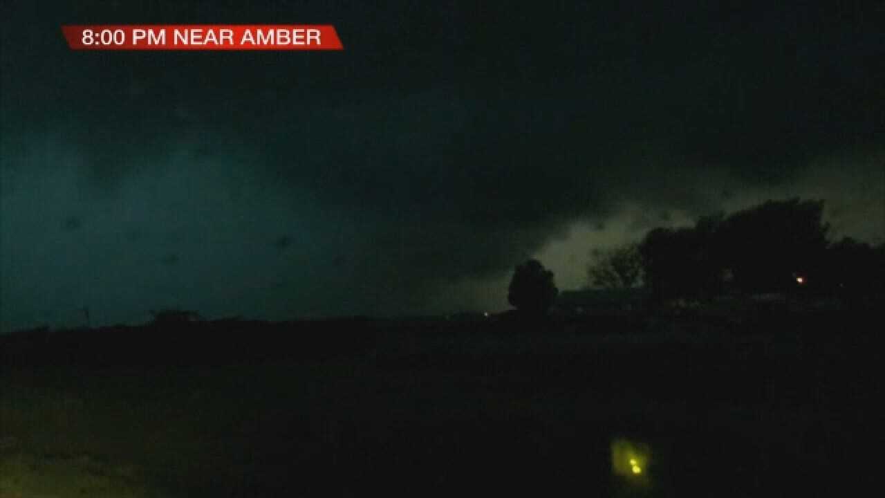 WEB EXTRA: Tornado Touches Down Near Amber In Grady County