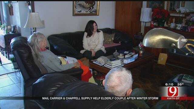 Metro Mail Carrier, Local Business Help Elderly Couple After Winter Storm