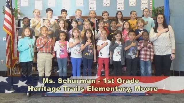 Ms. Schurman's 1st Grade Class At Heritage Trails Elementary