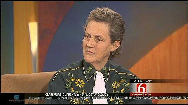 Dr. Temple Grandin Visited With Six In The Morning Thursday