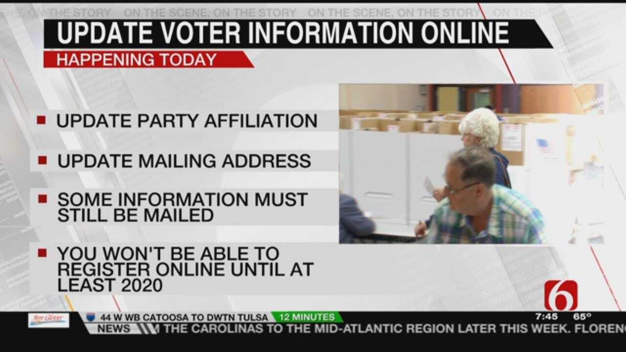 Oklahomans Can Now Update Some Voting Information Online