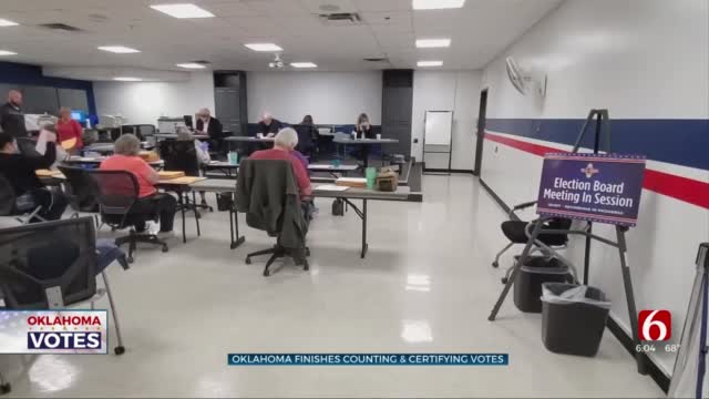 Oklahoma Officials Finish Counting, Certifying Votes 