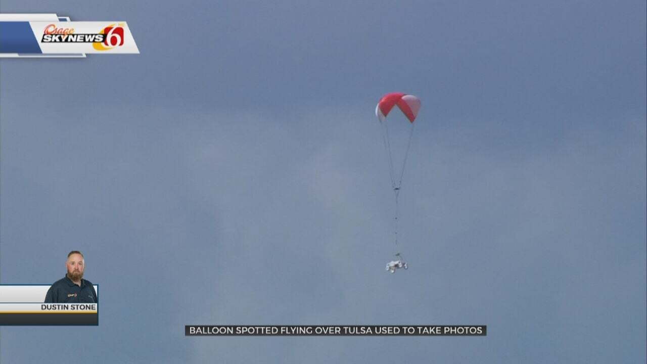 Balloon Used To Take Aerial Photos Spotted Flying Over Tulsa 