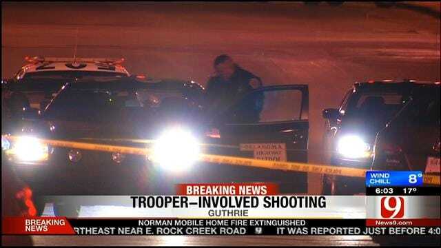 Authorities Investigate Shooting Involving OHP Trooper In Guthrie