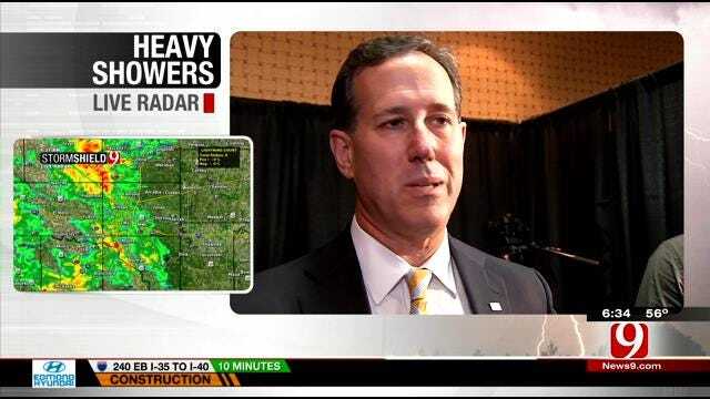 Pennsylvania Senator Rick Santorum Speaks About OK Earthquakes