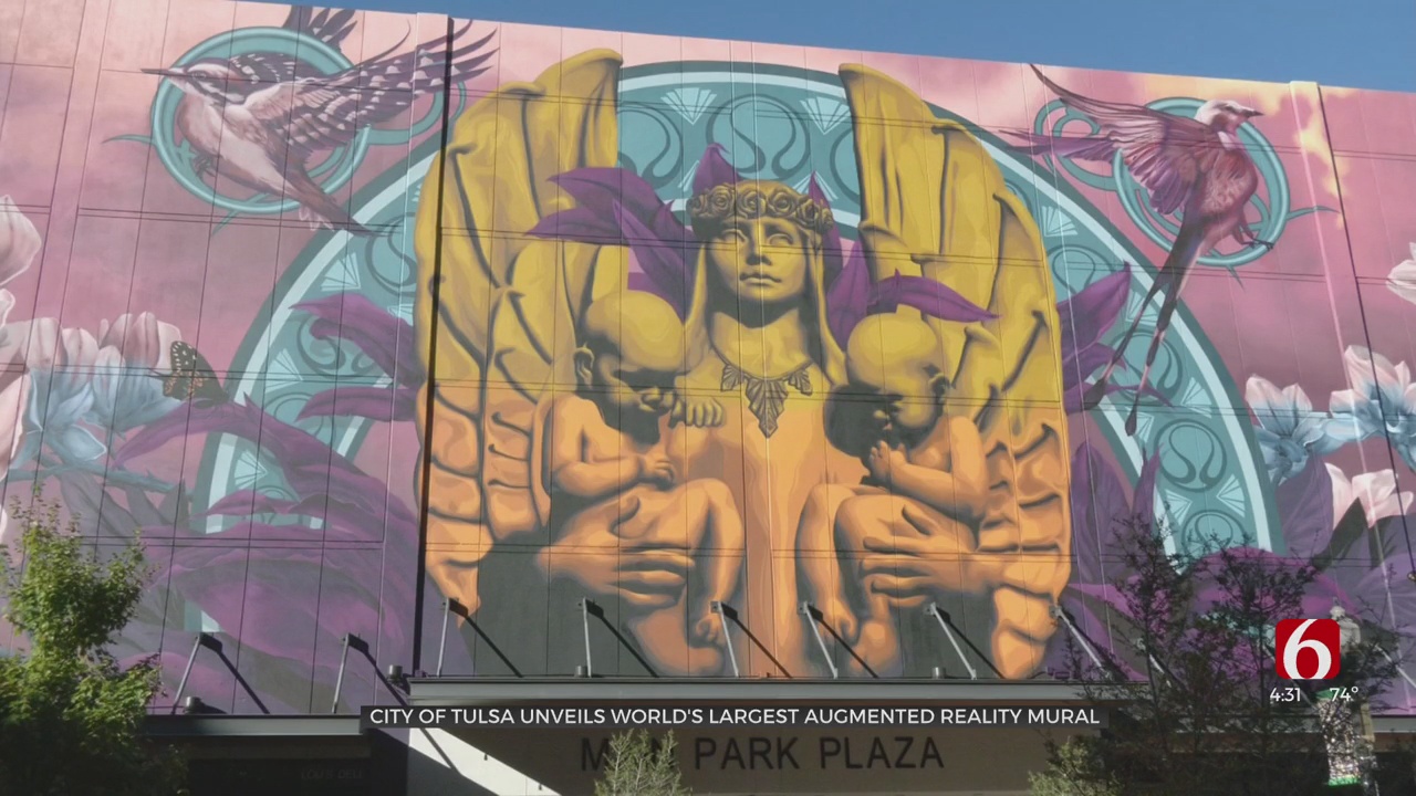 City Of Tulsa Unveiling World's Largest Augmented Reality Mural: 'The Majestic'