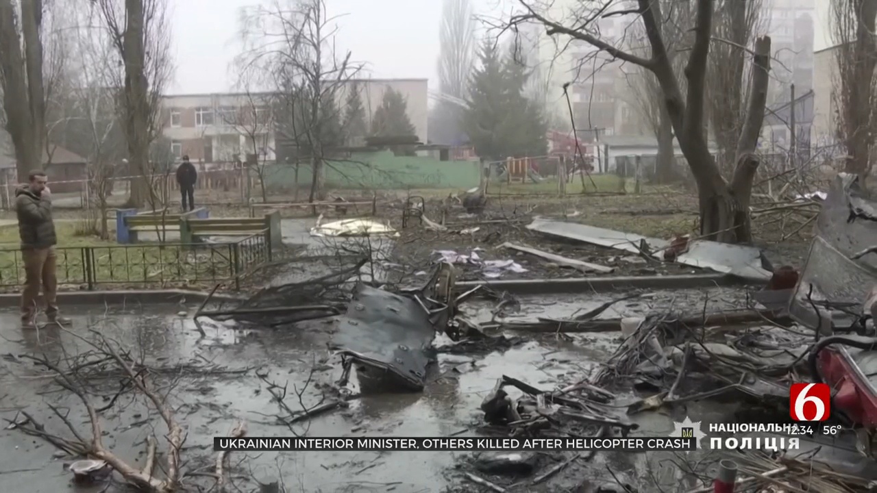 Ukraine Interior Minister, Others Killed In Helicopter Crash