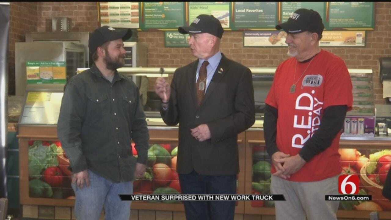 New Truck Given To Oklahoma Veteran After Theft