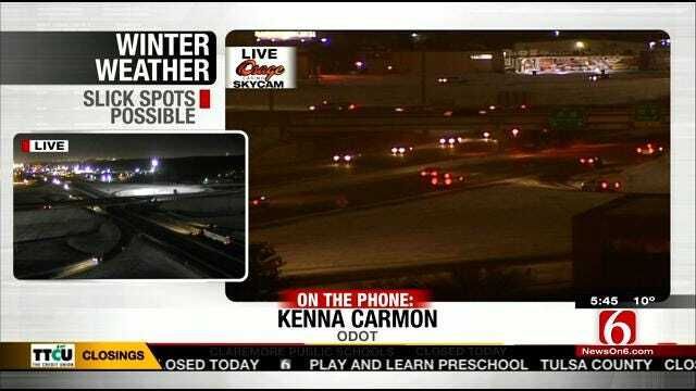WEB EXTRA: Oklahoma Department of Transportation Spokesperson Kenna Carmon Talks Road Conditions