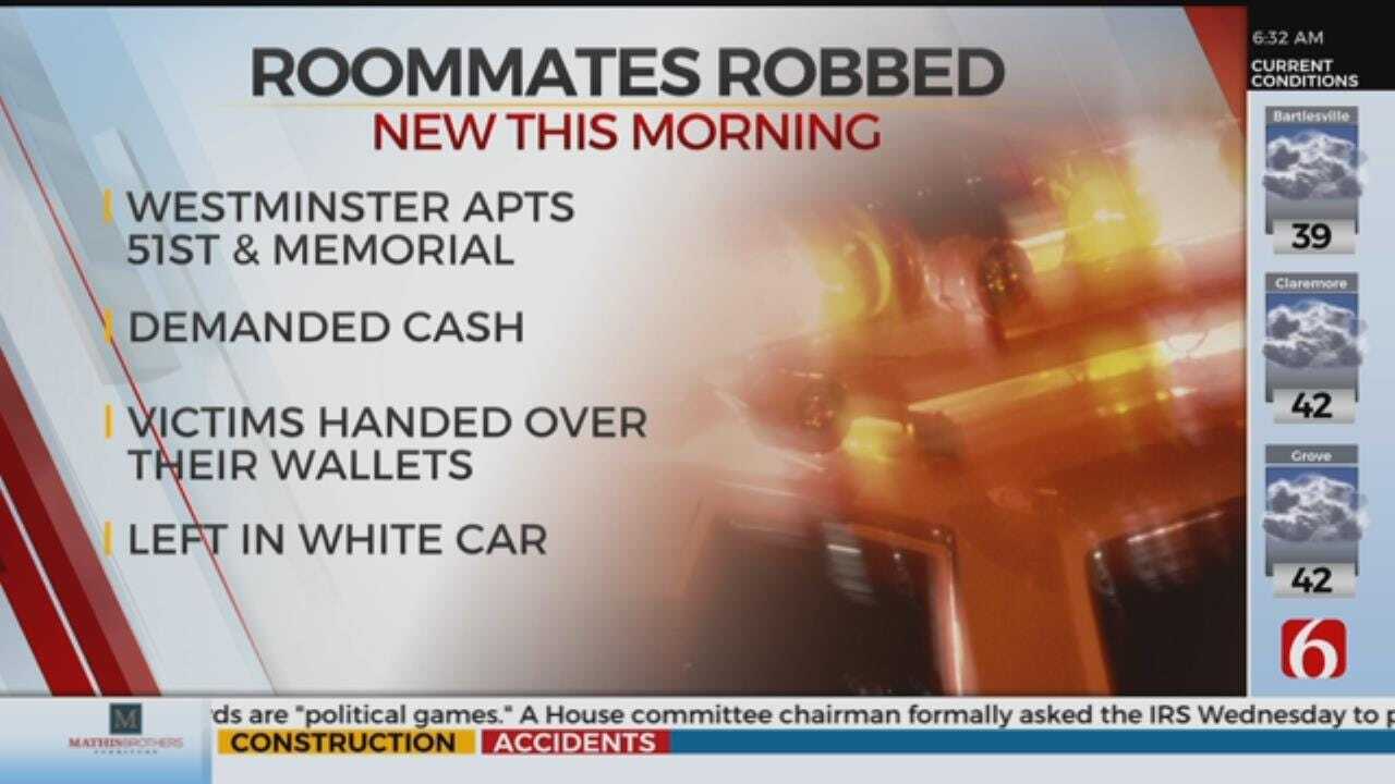 Roommates Robbed At Gunpoint At Tulsa Apartment Complex