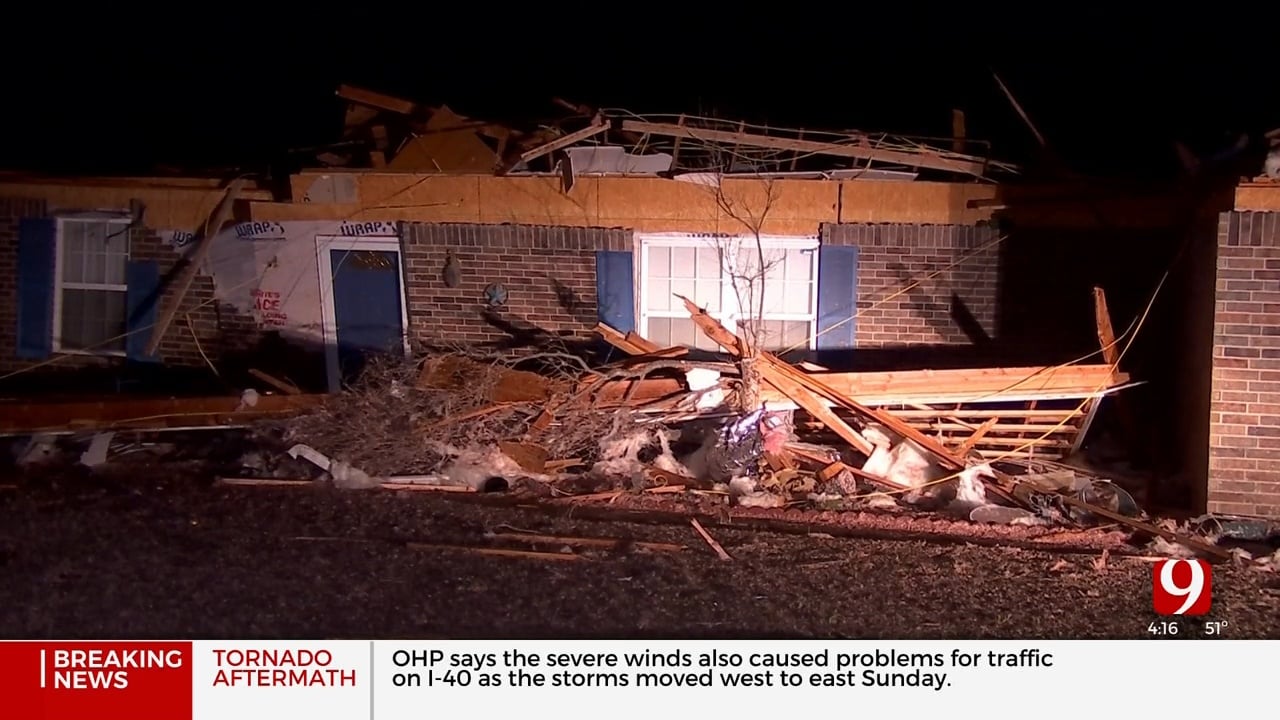 Storms In Pottawatomie County Leave Structures Heavily Damaged