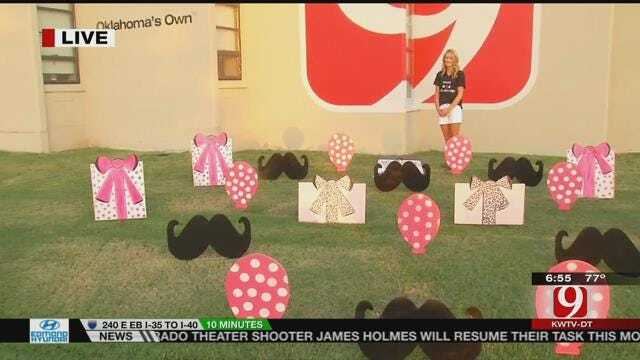 'Signs To Celebrate' Decorates News 9 Yard For Lacey's Birthday