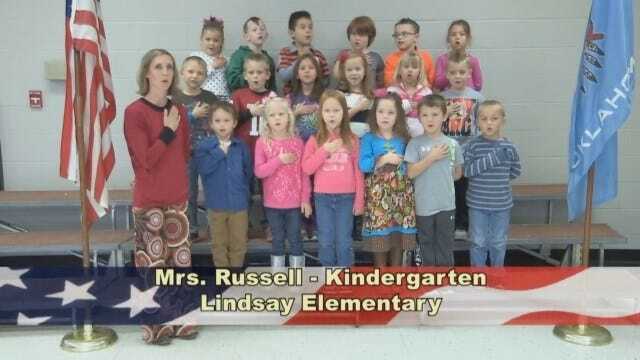 Mrs. Russell’s Kindergarten Class At Lindsay Elementary