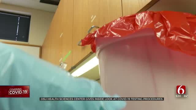 OSU Health Sciences Gives Inside Look At COVID-19 Testing Procedures