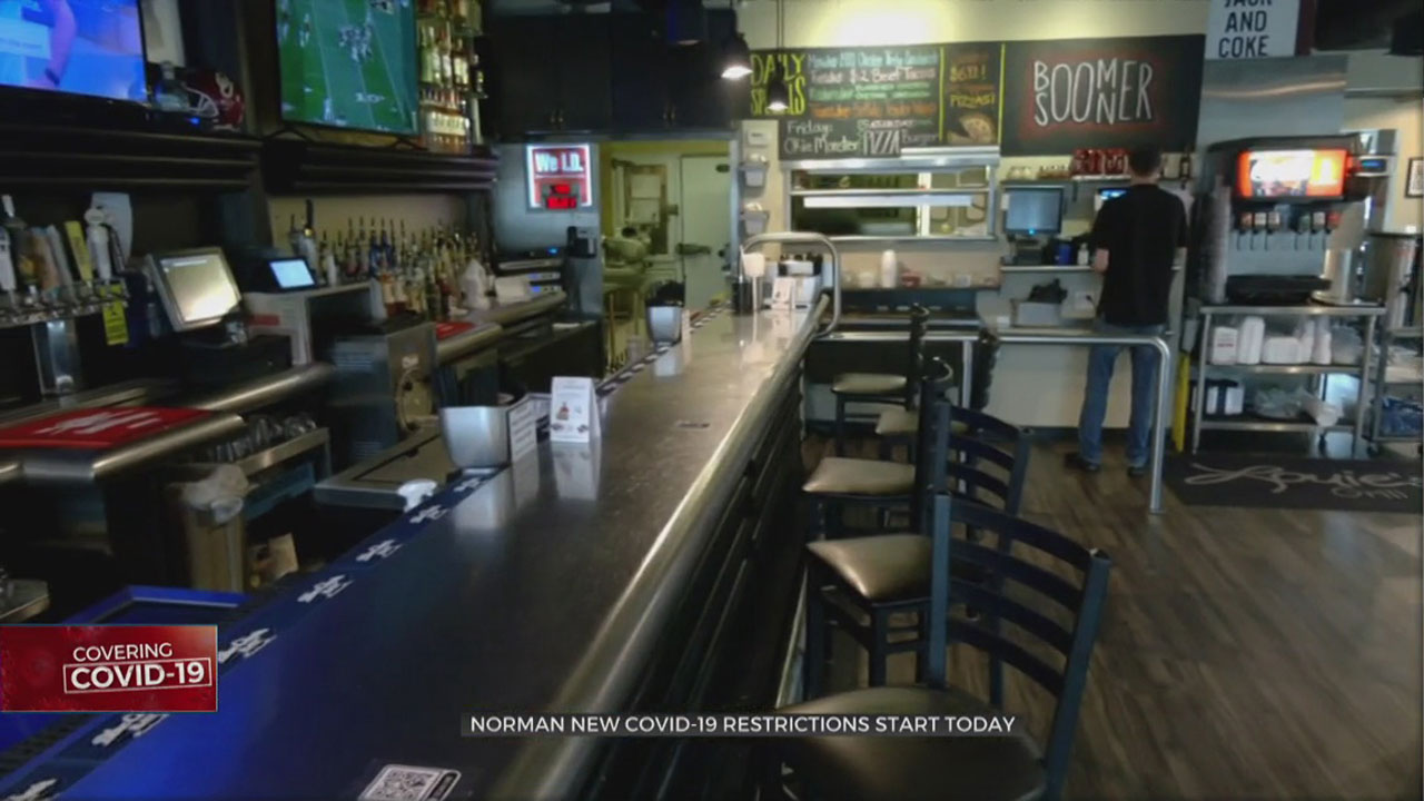 Norman Mayor To Place New COVID Restrictions On Bars, Restaurants & Gyms 