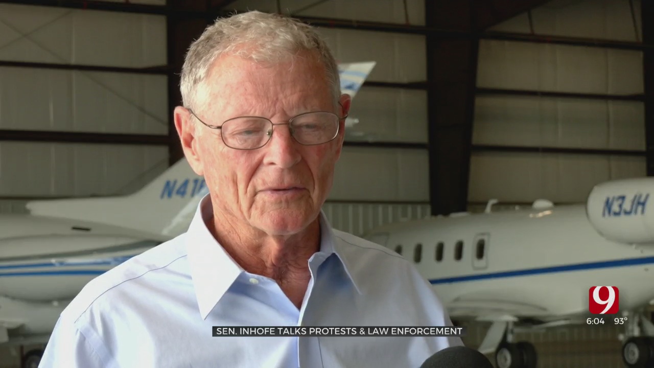 Sen. Inhofe Visits State To Show Support For Law Enforcement 