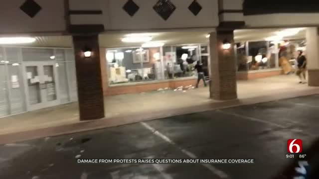 Tulsa Businesses Worry Insurance Won't Cover Vandalism From Recent Protests