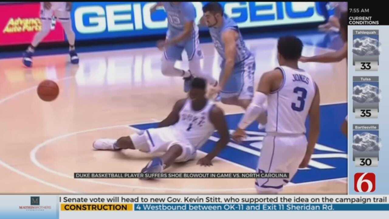 Duke Basketball Star Hurt As Shoe Explodes