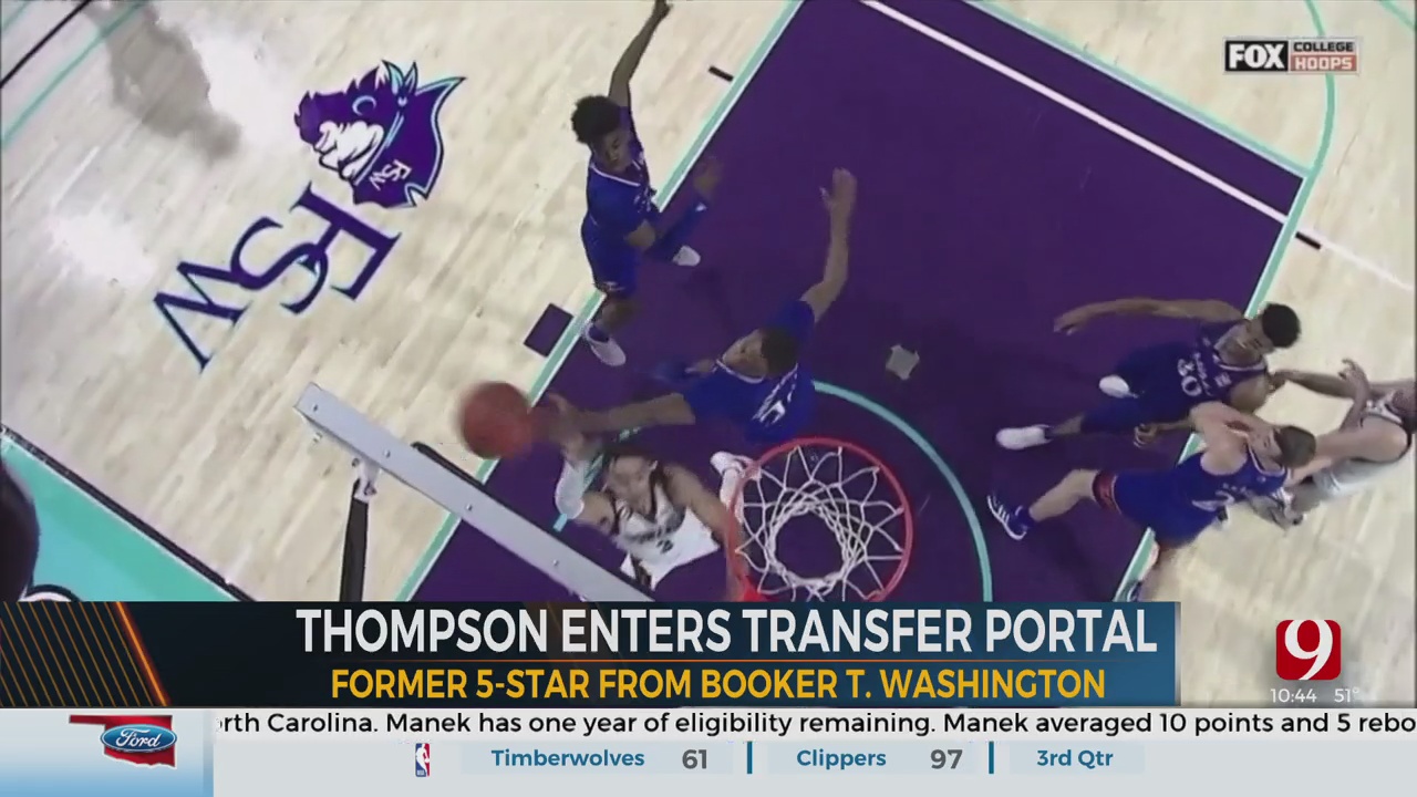 Bryce Thompson Enters The Transfer Portal 