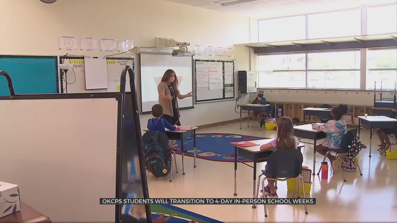 OKCPS To Brings Students Back For In-Person Classes 4-Days A Week In April 