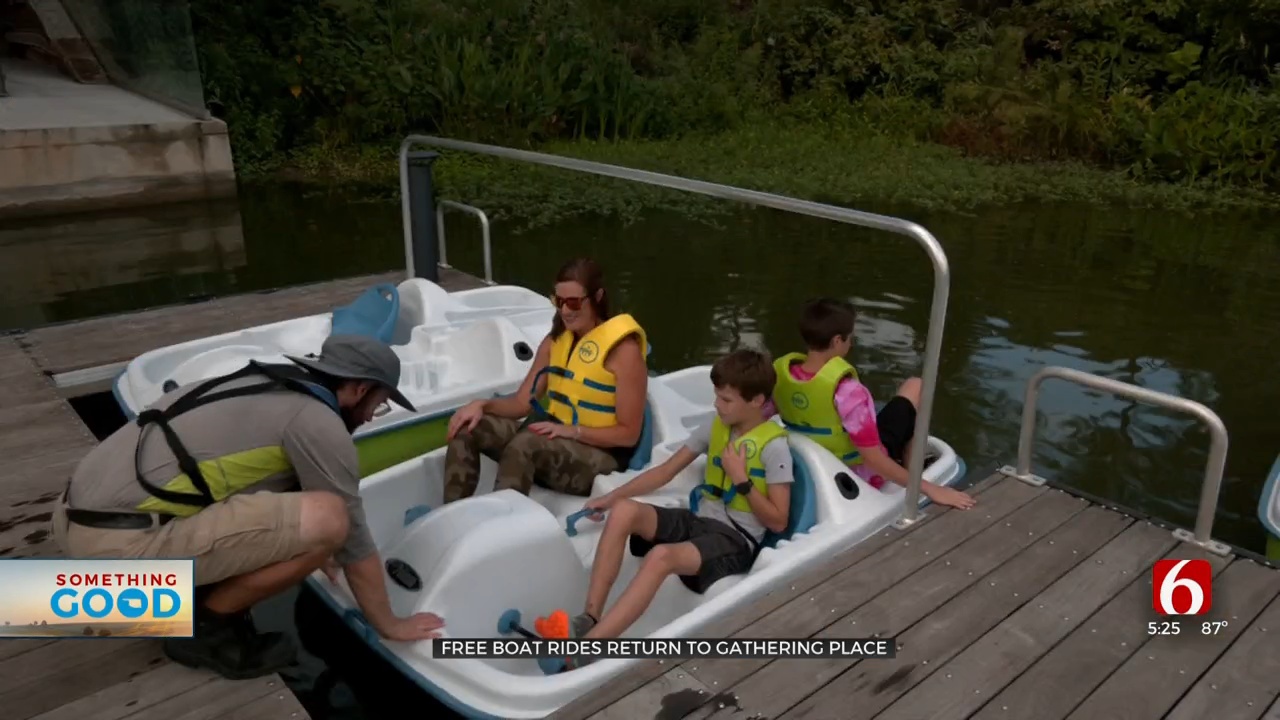 Free Boat Rentals Resume At Peggy's Pond In Gathering Place