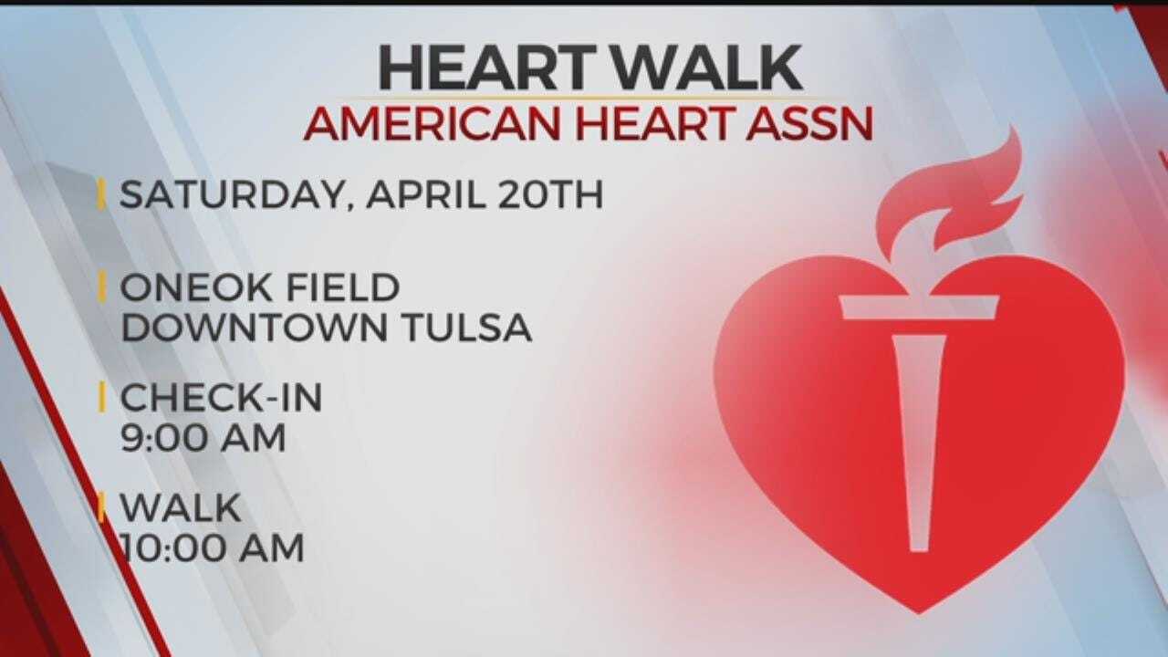 American Heart Association Hold Heart Walk