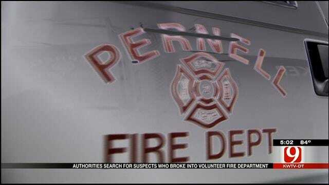 Authorities Search For Suspects Who Burglarized Volunteer Fire Station